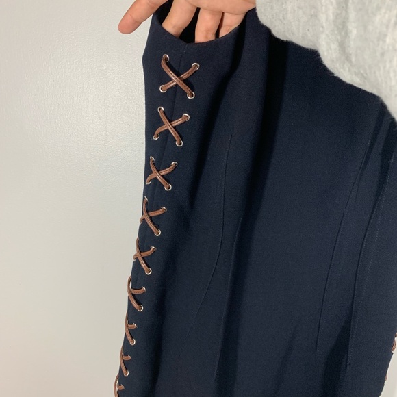 Michael Kors Navy Lace Dress - Picture 6 of 8